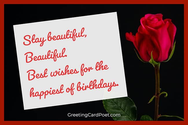 best wishes for the happiest of birthdays.