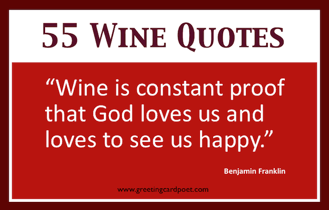 55 best wine quotes.
