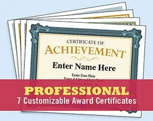 Professional Certificate Templates