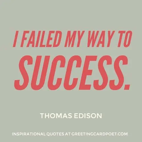 Inspirational Edison Quote image