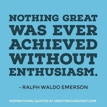 Inspiring Emerson quote image