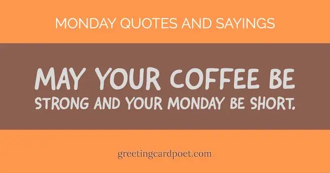 Monday quotes and sayings image