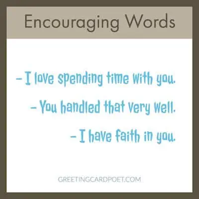 encouraging words list image