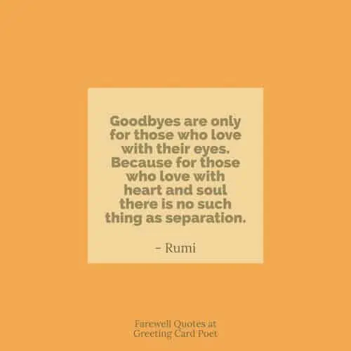 Goodbye and farewell quotes