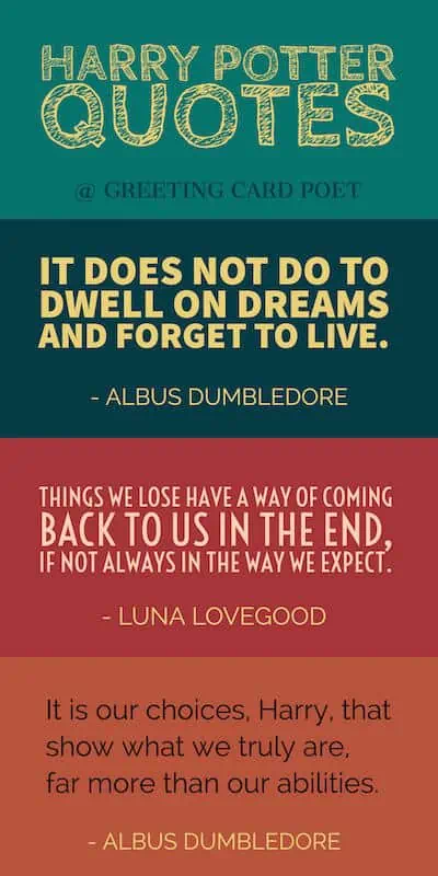 Quotes from Harry Potter image