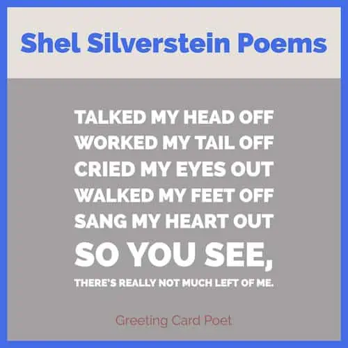 Shel Silverstein Poems image