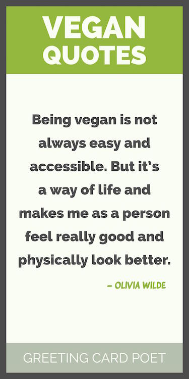 Olivia Wilde Vegan quote image