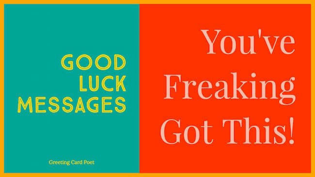 Best Good Luck Messages And Sayings Greeting Card Poet