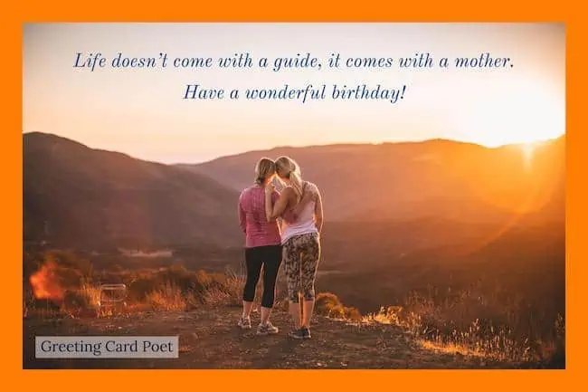 Mother bday message image