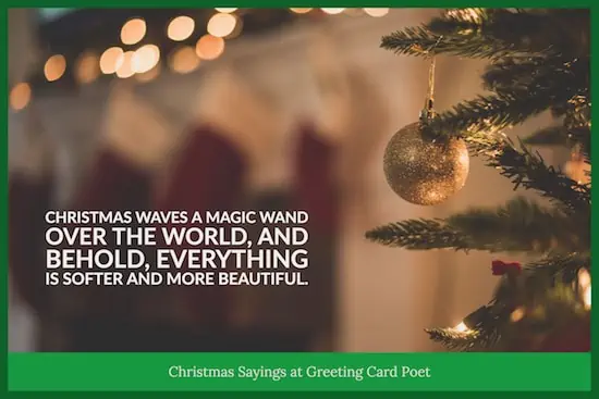 The magic of the season quote image