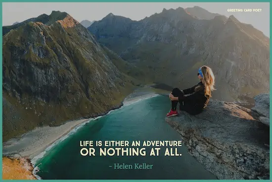 Daring adventure Helen Keller