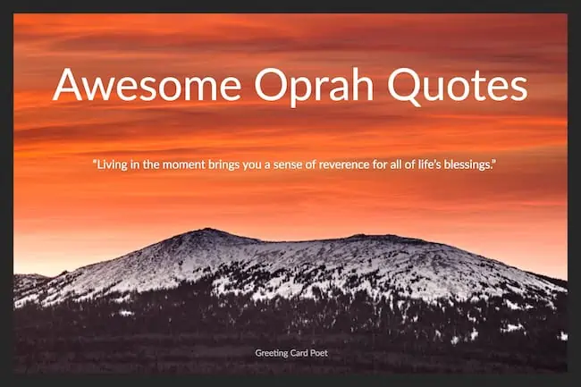 Oprah Quotes.