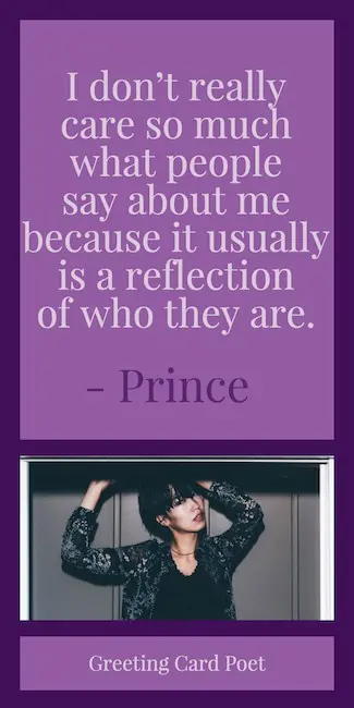 Prince quote.