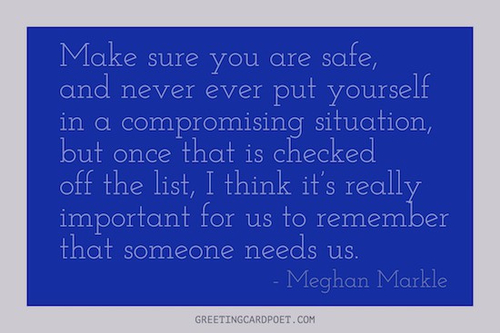 saying by Meghan Markle