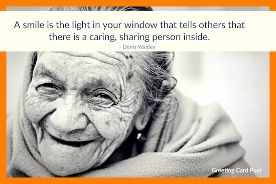 A smile - caring quotes.