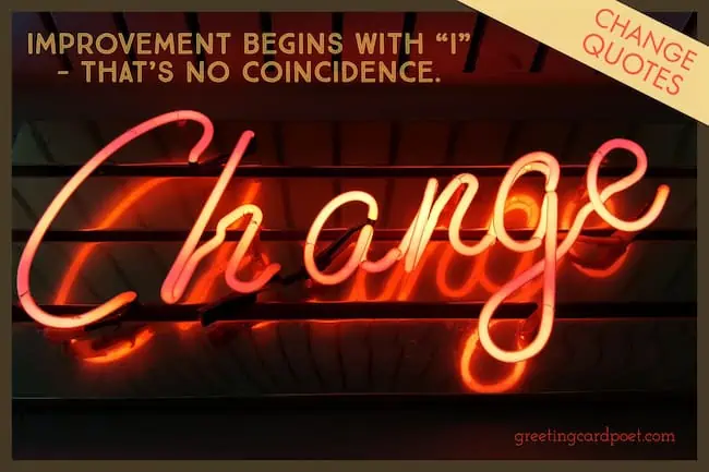 Quotes about Change.