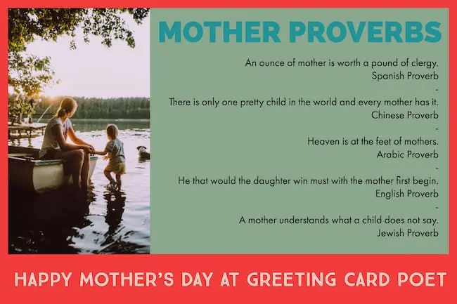 Proverbs for Mothers.