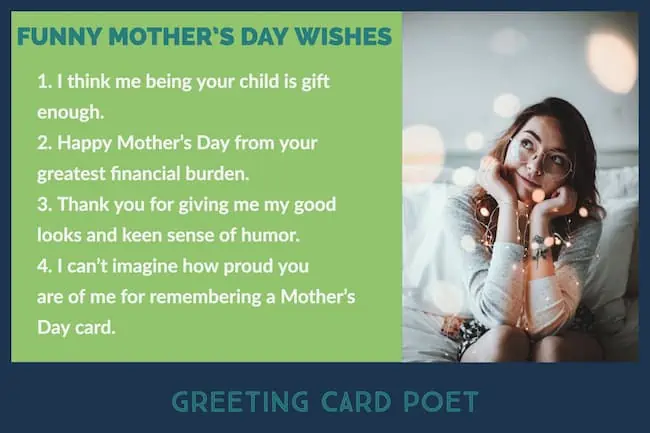 funny mother's day wishes.