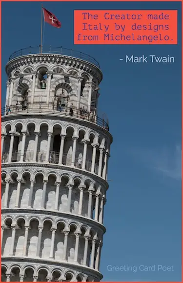 Mark Twain quote on Italy.