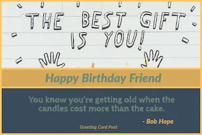 bob hope birthday quote image
