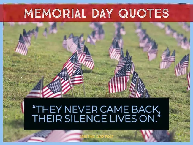 Memorial Day quotes.