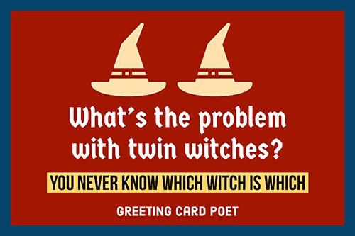 Witches joke meme.