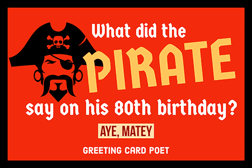 Pirate pun image.