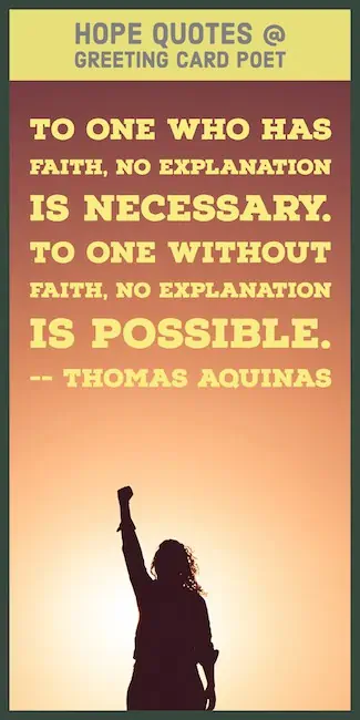 Thomas Aquinas Faith quote image