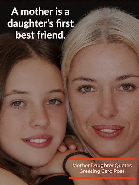 A mother is a daughter's best friend image