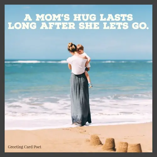 A mom's hug meme.