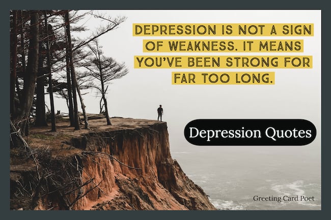 Depression quotes image