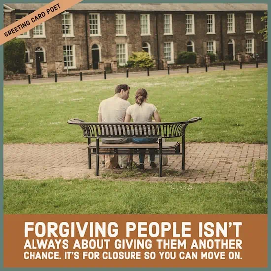 Forgiving people meme