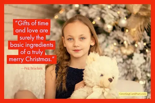 gifts of time and love - Christmas quotes