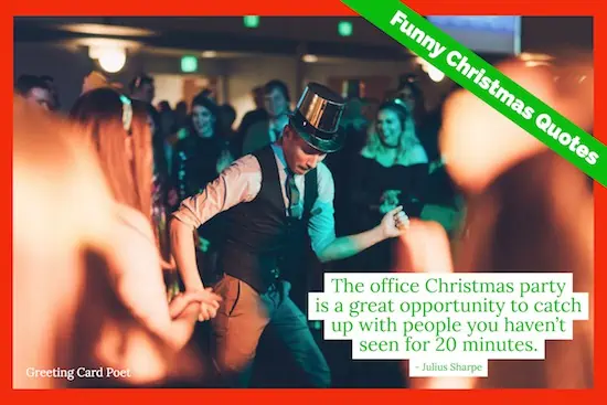funny Christmas quotes - office party