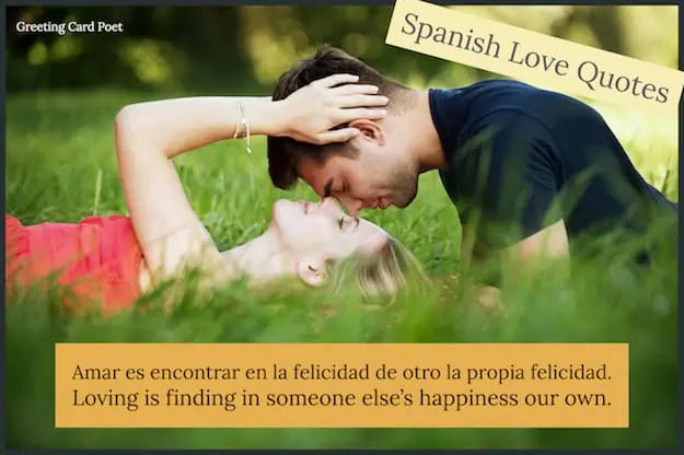 Spanish Love Quotes.