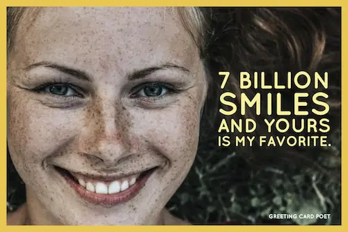 7 Billion Smiles crush meme.