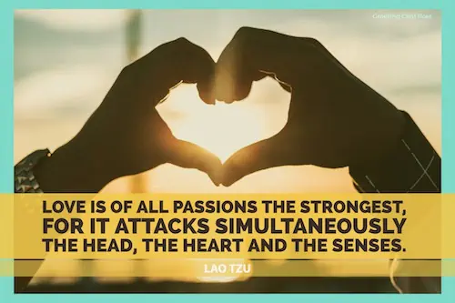 Love is of all passions.