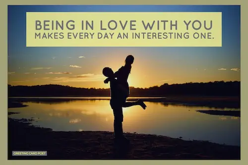 being in love quote image