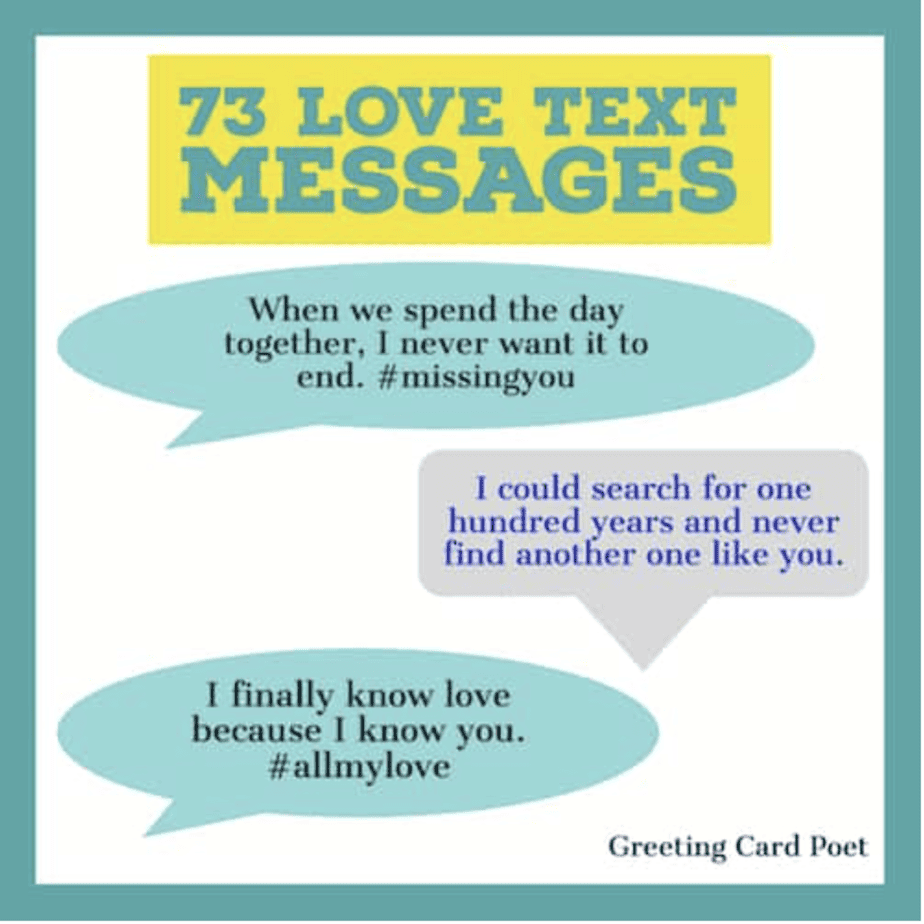 73 Love Text Messages