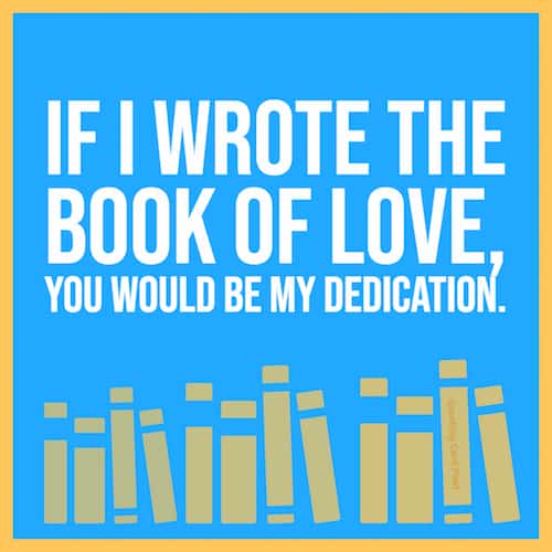 book of love.