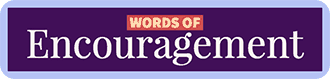 words of encouragement link button