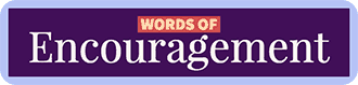 words of encouragement link button