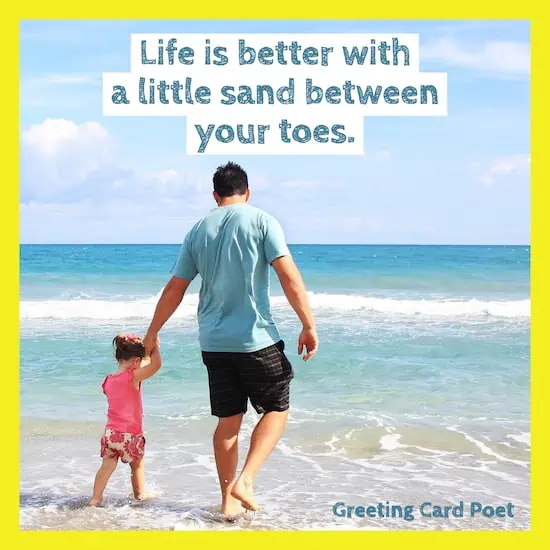 Life is better with a little sand between the toes image