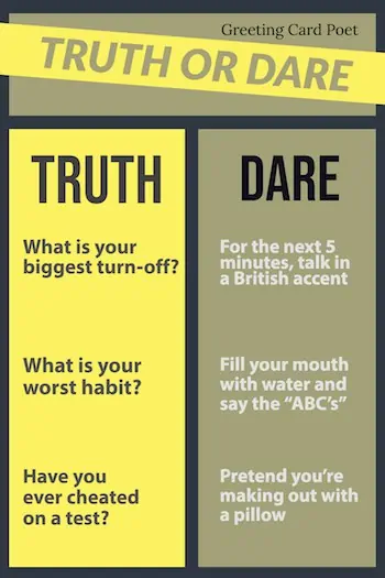 The Truth or Dare Game.