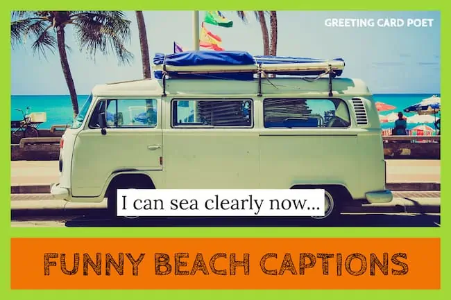 Beach Instagram Captions: Funny, Cute, Good