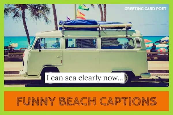 Funny Beach Instagram Captions image