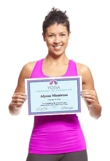 receiving a yoga award image