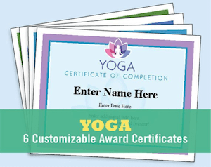 yoga certificates image