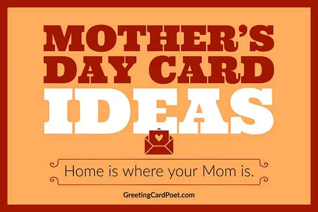 Happy Mother's day card ideas.
