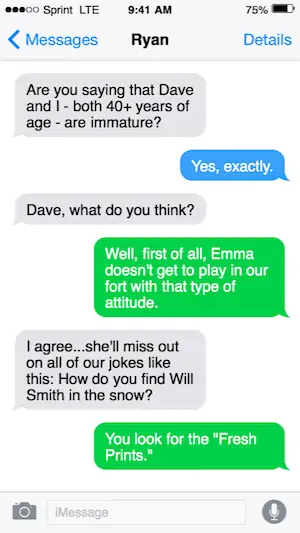 Will Smith funny text image